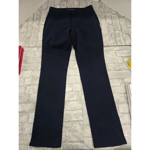 Women Look Good Feel Good True Classic Navy Blue Pants Size 32 Nylon Spandex